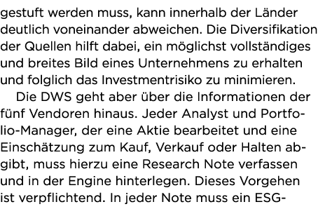 gestuft werden muss, kann innerhalb der L nder deutlich voneinander abweichen  Die Diversifikation der Quellen hilft    